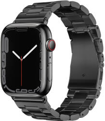 Hoco Grand Three fém szíj Apple Watch-hoz 42/44/45/49mm WA10 - Fekete (WA1042-01) - enstilusom