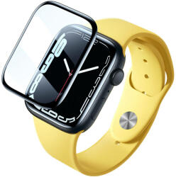 Baseus 41mm Apple Watch 7-es teljes képernyős üvegfólia - Fekete (SGWJ010601)