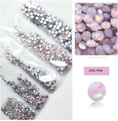  1680 darabos kristály strassz készlet 6 féle méretben - Opal pink