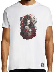 Magnolion Vintage japán nő tetoválás v3 póló