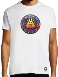 Magnolion Pixelart bakelit az űrben v6 póló