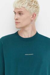 Abercrombie & Fitch pamut póló zöld, férfi, nyomott mintás - zöld L