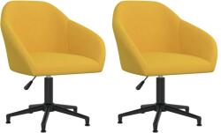 vidaXL 2 buc galben 330585