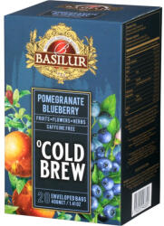 BASILUR Brew Pomegranate Blueberry Ceai rece 20 plicuri