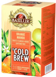 BASILUR Brew Orange Mango Ceai rece 20 plicuri