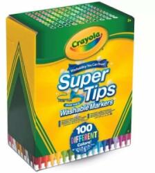 Crayola Crayola: SuperTips kimosható filctoll készlet - 100 db-os (58-5100) - aqua