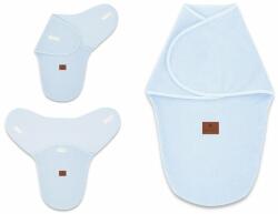 MimiNu Sistem de infasare, MimiNu, Pentru bebe, 0 - 3 luni, Din tesatura thermofrotte, Blue (6426972023290) Lenjerii de pat bebelusi‎, patura bebelusi