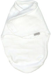 AMY Sistem de infasare Bumbac Muslin, Inchidere Velcro, Baby swaddle, Puzzle Alb, Amy (85467)