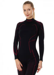 Brubeck Női thermo motoros felső Brubeck Cooler LS14350 Fekete/Bársonyvirág S