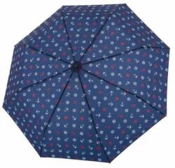  Derby Hit Mini Martime női kézi esernyő - kék vasmacska mintával (D-700165PMA-APROMINTAS) - pepita
