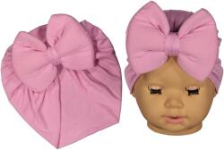 NewWorld Căciulița pentru bebeluși tip turban NewWorld - Roz (208253-3)