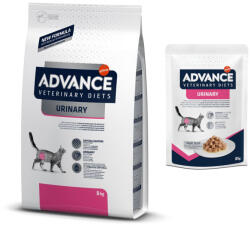Affinity Affinity Advance Veterinary Diets 15% reducere! 7, 5 / 8 kg hrană uscată + 12 x 85 g umedă - Urinary Feline (12 g)