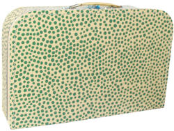 KAZETO - Bőrönd 35cm Olive Beans