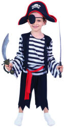 Rappa - Costum de pirat pentru copii (M) e-packaging (8590687206809) Costum bal mascat copii
