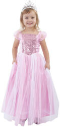 Rappa - Costum de printesa roz pentru copii (M) (8590687210349) Costum bal mascat copii
