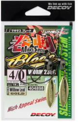 OFFSET HOROG SÚLYOZOTT DECOY WORM 230G MAKISAGU BLADE GOLD #4/0 3.5gr (FA-404898)