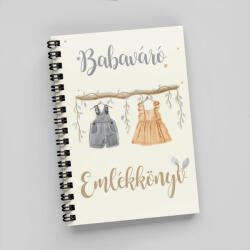 Partikellékek Emlékkönyv Babaváró Partira - Növényes