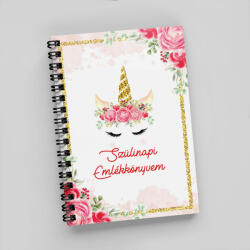 Partikellékek Emlékkönyv Születésnapra - Egyszarvú