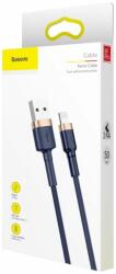Baseus Cafule USB - Lightning szövetes adat- és töltőkábel 2.4A 1m (sötétkék)
