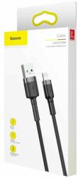 Baseus Cafule USB - Lightning szövetes adat- és töltőkábel 1.5A 2m (fekete)