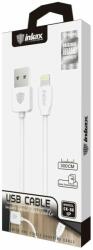 Inkax CK-66 USB - Lightning adat- és töltőkábel 3m (fehér)
