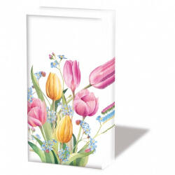 Ambiente Tulips bouquet papírzsebkendő 10db-os - perfectodekor