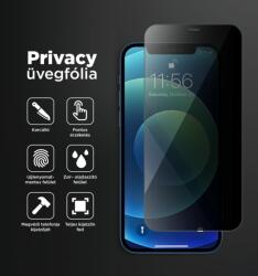 Privacy iPhone 14 Pro Privacy kijelzővédő üvegfólia fekete (UF_0055)