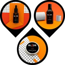  Szakállmosó & szakállolaj & szakállvaj csomag - narancs