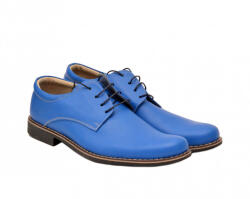 Rovi Design Oferta marimea 40 - Pantofi barbati, albastri, model elegant, din piele naturala - LP81BLX - ciucaleti