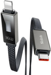 Mcdodo CA-4960 USB-C-Lightning kábel 36 W-os kijelzővel, 1, 2 m (fekete)