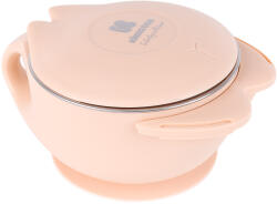 Kikkaboo Купа с резервоар от неръждаема стомана KikkaBoo - Cat Pink, 400 ml (31302040112)