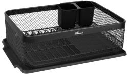 Horecano HOME-Стелаж за чинии 43x32xh14.5cm MATT BLACK (KM009A) (0185157)