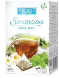 VEDDA Ceai Mix de Plante - Vedda Evolet Sensation Herbal Relax, 20 plicuri x 2.25 g