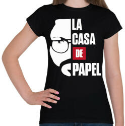 printfashion El Professor - Női póló - Fekete (2492274)