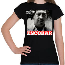printfashion Pablo Escobar - Női póló - Fekete (2931842)