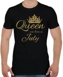 printfashion Queen - Férfi póló - Fekete (4640338)