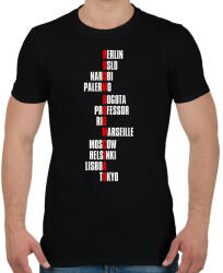 printfashion Boom Boom Ciao - Férfi póló - Fekete (3174416)