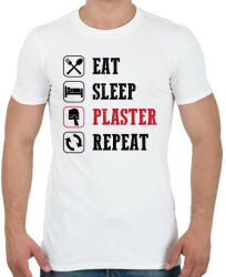 printfashion Kőműves - Férfi póló - Fehér (10291121)