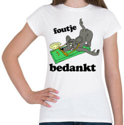printfashion Patkány - Női póló - Fehér (456917)