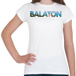 printfashion Balaton - Női póló - Fehér (2630421)
