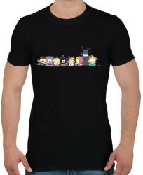 printfashion south park - mosómedve és barátai - Férfi póló - Fekete (15120459)