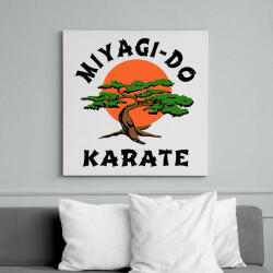 printfashion Miyagi-Do Karate - Vászonkép - Fehér (6635117)