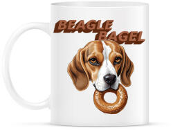 printfashion beagle bagel - Bögre - Fehér (15330772)