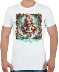printfashion Mosolyogj! - Férfi póló - Fehér (15336829)