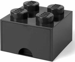 LEGO® LEGO® tárolódoboz 4 - fiókkal, fekete 250 x 250 x 180 mm (SL40051733akcia)