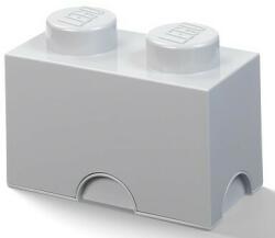 LEGO® LEGO® tárolódoboz 2 - szürke 125 x 250 x 180 mm (SL40021740akcia)