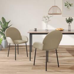 vidaXL 2 buc cappuccino 344760