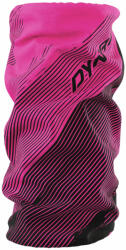 Dynafit Logo Neck Gaiter pink glo striped