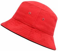 Myrtle Beach Pamut kalap MB012 - Piros / fekete | S/M (MB012-90333)