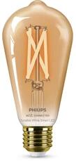 Philips 929003018721 Smart WIZ E27, 4, 9/25W hideg/meleg fehér retro okosizzó (00218568) - bestbyte